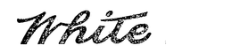 WHITE trademark