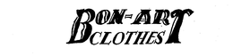 BON-ART CLOTHES trademark