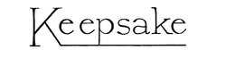KEEPSAKE trademark