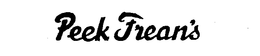 PEEK FREAN'S trademark