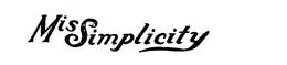 MISSIMPLICITY trademark