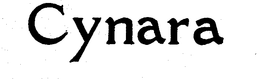 CYNARA trademark