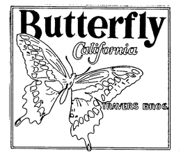 BUTTERFLY CALIFORNIA TRAVERS BROS. trademark