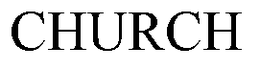 CHURCH trademark