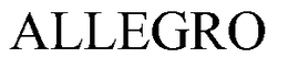 ALLEGRO trademark