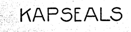KAPSEALS trademark