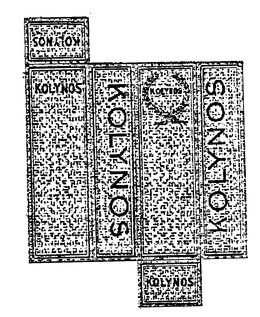 KOLYNOS CARTON trademark