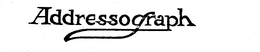 ADDRESSOGRAPH trademark