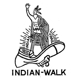 INDIAN-WALK INDIAN TRAIL INDIAN TREAD trademark