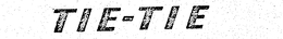 TIE-TIE trademark