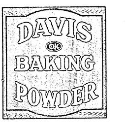 DAVIS BAKING POWDER OK trademark