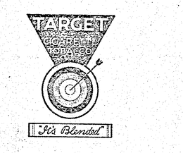 TARGET CIGARETTE TOBACCO IT'S BLENDED trademark