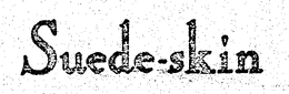 SUEDE-SKIN trademark