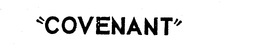 "COVENANT" trademark