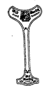 "OLD WORTHY" FINE SCOTCH PINCH DECANTER trademark