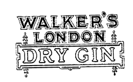 WALKER'S LONDON DRY GIN trademark