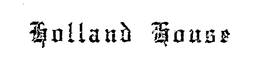 HOLLAND HOUSE trademark
