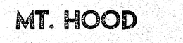 MT. HOOD trademark