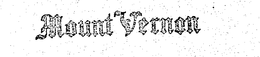 MOUNT VERNON trademark