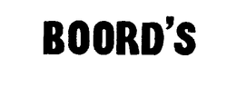 BOORD'S trademark