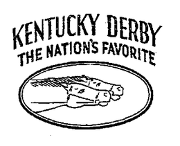 KENTUCKY DERBY THE NATION'S FAVORITE trademark