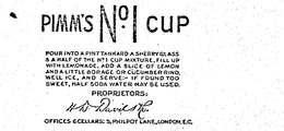 PIMM'S NO. 1 CUP trademark