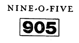 NINE-O-FIVE 905 trademark