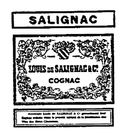 SALIGNAC LOUIS DE SALIGNAC & CO COGNAC trademark