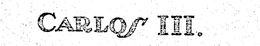 CARLOS III. trademark