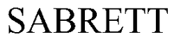 SABRETT trademark