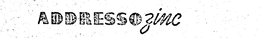 ADDRESSOZINC trademark