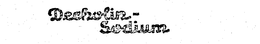 DECHOLIN-SODIUM trademark
