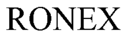 RONEX trademark