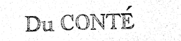 DU CONTE trademark