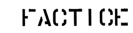 FACTICE trademark