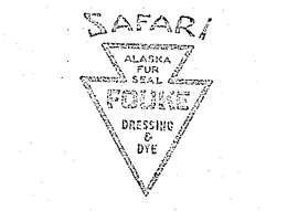 SAFARI FOUKE ALASKA FUR SEAL DRESSING & DYE trademark
