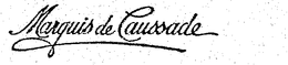 MARQUIS DE CAUSSADE trademark