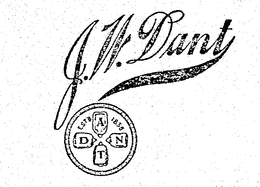 J. W. DANT EST'B 1836 trademark