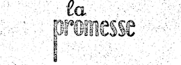 LA PROMESSE trademark