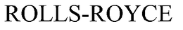 ROLLS-ROYCE trademark