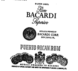 RON BACARDI SUPERIOR trademark