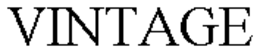 VINTAGE trademark