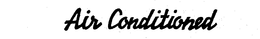 AIR CONDITIONED trademark