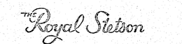 THE ROYAL STETSON trademark