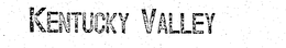 KENTUCKY VALLEY trademark