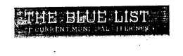 THE BLUE LIST PF CURRENT MUNICIPAL OFFERINGS trademark