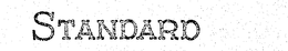 STANDARD trademark