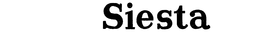 SIESTA trademark