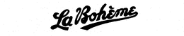 LA BOHEME trademark