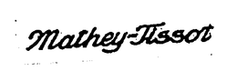 MATHEY-TISSOT trademark